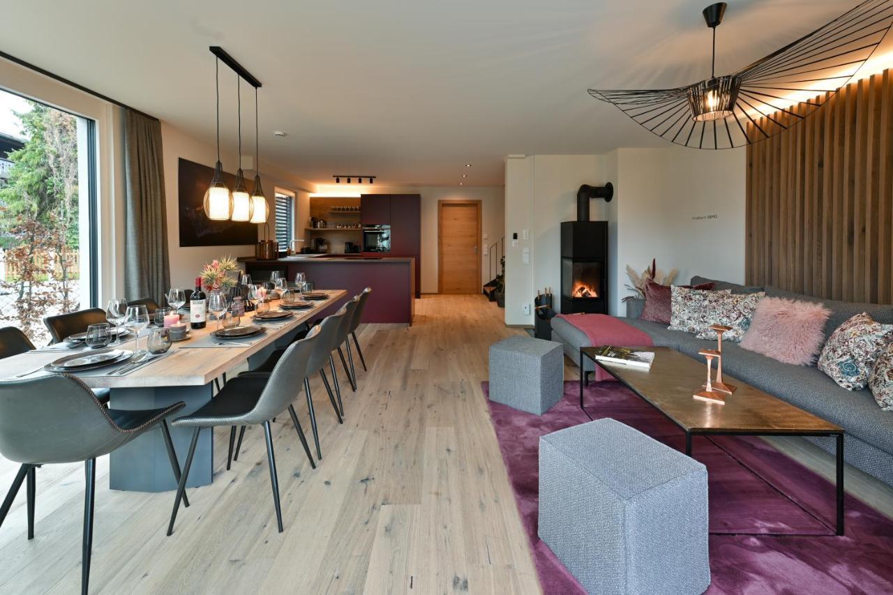 גרמיש-פרטנקירכן Boutique Chalets Alpi - Private Sauna & Cinema מראה חיצוני תמונה